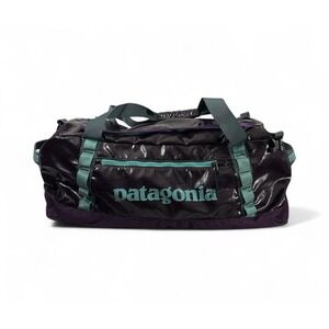 PATAGONIA BLACK HOLE 60L DUFFEL BAG PURPLE GREEN